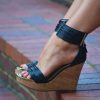 Green Vegan Suede & Mesh Rhinestone Slingback Pumps with Kitten Heel