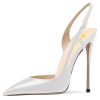 Champagne and Navy Pointed Toe Animal Print Stiletto Heels Pumps