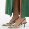 Women’s Dark Khaki Peep Toe Heels Ankle Strap Wedge Platform Sandals