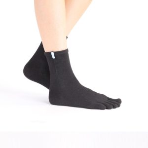 TOETOE – Men, Women Sports CoolMAX Seamless Patterned Running Ankle Toe Socks, Hygienic, Breathable S | M | L