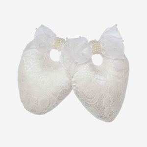 Bridal Shoe Insert Sachets / Stylish Shoe Protectors / White Lace Shoe Stuffer / Accessories for Wedding Shoes
