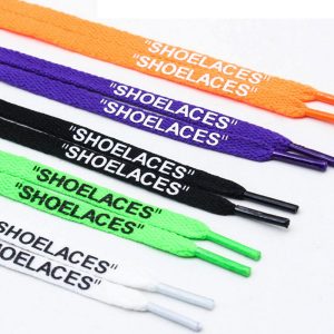 Flat “SHOELACES” Shoelaces,120cm Replacement Sport Shoelaces,Fashion Printed Sneaker Laces For The Ten