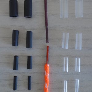Shoe Lace Repair Kit or Shoelace Shortening – Black or Clear – Choice of 4 Diameters Aglets