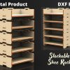 Lazy Susan Shoe Carousel Build Plan / Digital File / PDF Download