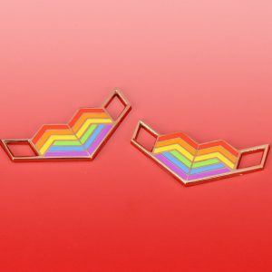 Rainbow Pride Flag Love Lace Locks Shoe Clips Charm – Ally Flag Trans Shoelaces Demigirl Pride Enby Flag Non-Binary Laces Genderfluid Gift