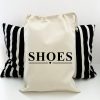 Travel Shoe Bag – Sandals Shoe Bag – Fabric Summer Shoe Bag – Travel Gift – Nautical – Embroidered Shoe Bag – Packing Bag for Sandals
