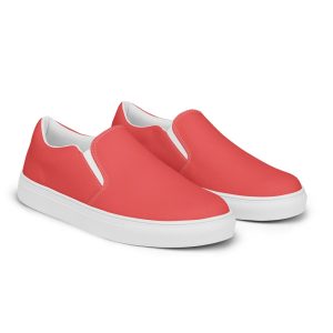 Men’s Burnt Orange slip-on canvas shoes
