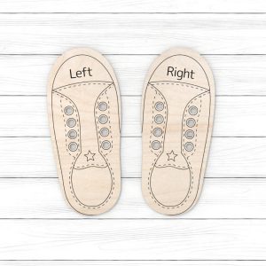 Shoe Tying Practice SVG, Montessori Training Shoes, Learn to Tie Shoes, Educational game, glowforge svg, Laser cut file, Silhouette, Cricut