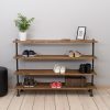 Extra Depth 15.75” Industrial Shoe Rack, Shoe Storage, Shoe Rack, Entryway Shoe Organizer, Shoe Stand (3 different Sizes & 14 Stain Options)