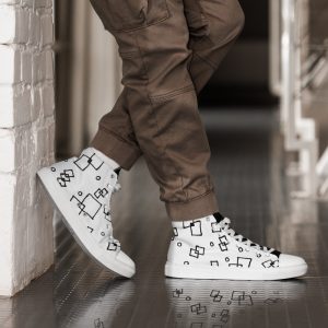 The Way Appears [High Top Canvas Shoes: Men’s US Sizes]