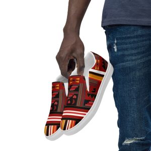 Custom Red Heart Slip-on Canvas Shoes | Men’s Slip-on Sneakers | Casual Slip-on Shoes |