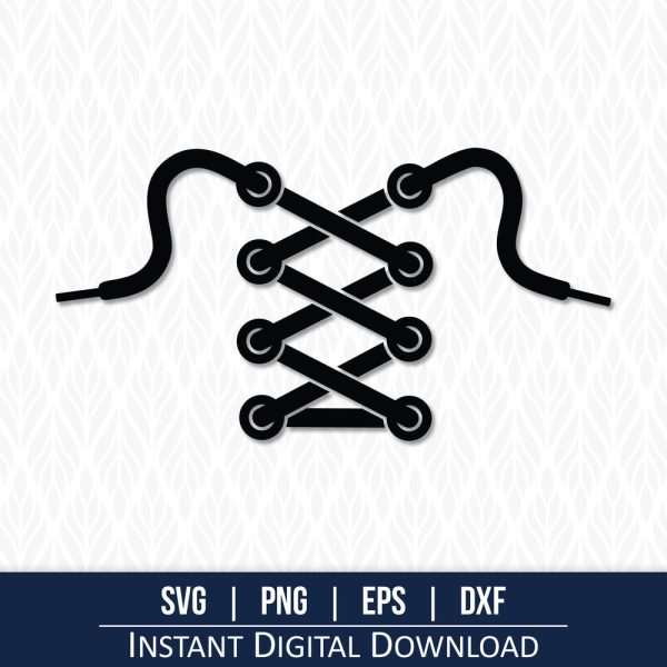 Shoe Laces SVG – Instant Digital Download – svg, png, dxf and eps included!