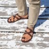 Handmade Men’s Sandals made with quality materials: genuine leather and genuine leather 100% Made in Italy Handmade Sandals for Man