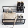 35 Pockets Over the Door Shoe Organizer Large Mesh Pockets With 4 Hooks Transparent Fabric Shoe Rack Storage Bag For Bedroom