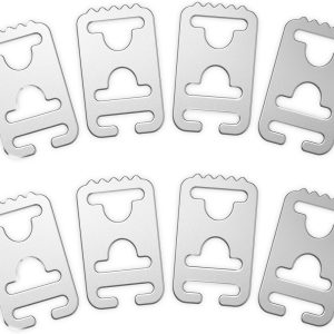 No Tie Shoelace Anchors (8pc) Laces Lock Clip for Adults and Kids Shoe