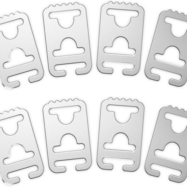 No Tie Shoelace Anchors (8pc) Laces Lock Clip for Adults and Kids Shoe