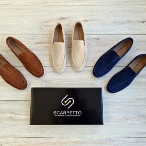 Premium Suede Leather Loafer | Handmade Slip-On Mens Yacht Loafer | White Sole Loafer | Extra Soft Leather Lining