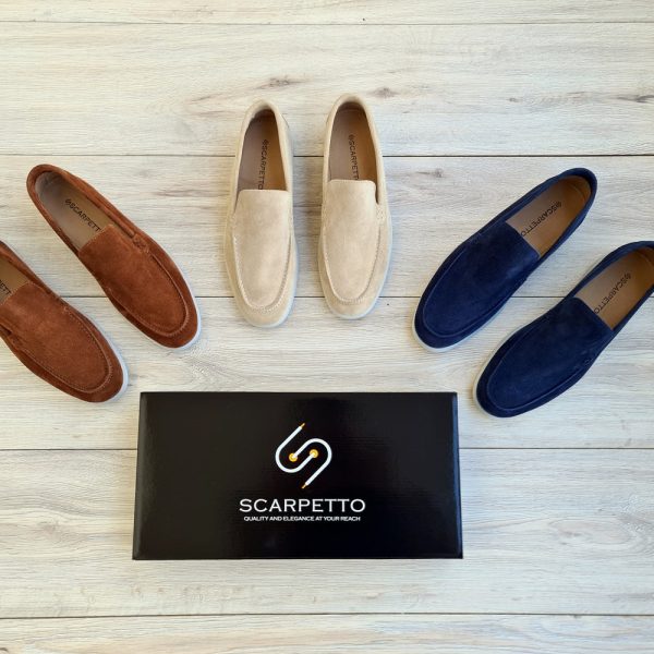 Premium Suede Leather Loafer | Handmade Slip-On Mens Yacht Loafer | White Sole Loafer | Extra Soft Leather Lining
