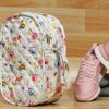 William Morris Fabric Shoe Bag 12 x 15 Lined  Lingerie Gift Storage Utility  WILHEMIA