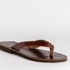 Men Grounding Sandals | Dark Brown | Sustainable Handmade Leather Men Traveler Sandals | Copper Rivets