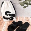 Fabric Shoe Bag for storage, Travel Shoe Bag, Shoe Bag with window, Shoe organizer, Lingerie Organizer, Travel Organizer, fabriqly