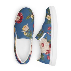 All Over Print Women’s slip-on canvas shoes: Casual Comfort, Foral, Summer