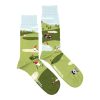 TOETOE – Men, Women Sports CoolMAX Seamless Patterned Compression Knee-High Toe Socks, Hygienic, Breathable S | M | L