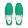 Men’s Dark Green slip-on canvas shoes, Men’s casual shoes