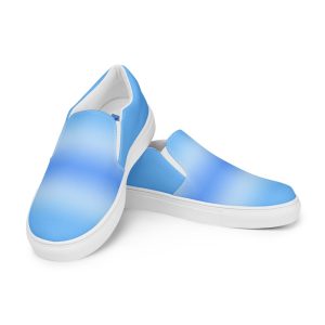 Men’s Blue slip-on canvas shoes