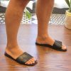 Handmade Moroccan Leather Sandals for Men – Brown Slip-On Summer Sandals – Traditional Men’s Shoes EU 40 to 45 – Open Toe Artisanal Footwear