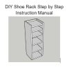 2 Tier Shoe Rack, Entryway Organization, Metal Shoe Rack, Shoe Storage, New Home Gift