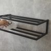1 or 2tier shoe rack, Industrial metal shoe shelf, hallway decor, Wall mount shoe rack, hallway rustic shoe, Reclaimed custom shoe rack