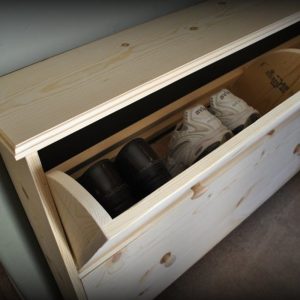 DIY Shoe Dresser, Shoe Cabinet , Woodworking Shoe Dresser, Digital PDF Plans, Instant Download