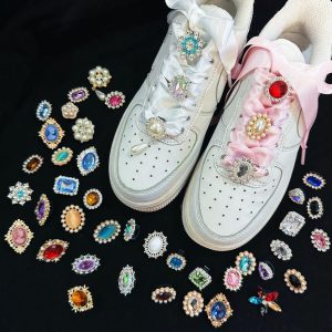 Flower Laces Charms, Shoelaces Charms, Shoe Laces Decoration