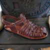 DREAM M – leather toe ring sandals/ barefoot men sandals/ ankle strap sandals/ Greek men sandals/ Spartan leather sandals
