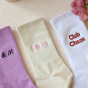 Personalized socks with your name, text, logo, personalized men’s and women’s socks, sports socks, team socks, personalized unique gifts