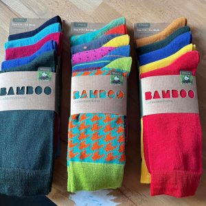 Men’s 100% Bamboo Socks – 5 Pair Packs
