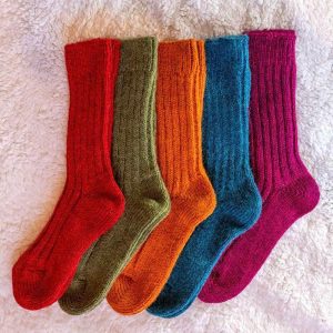 Knitted Alpaca Wool Socks Warm Winter Socks Great for Hiking Extra Thick Cozy Gifts Present Cold Weather