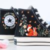 Custom AF1 Wedding Sneakers For Bride • Pearl And Handpainted Flowers  • Unique Mom Of The Bride Shoes • Personalized Birthday Gift • NK_29