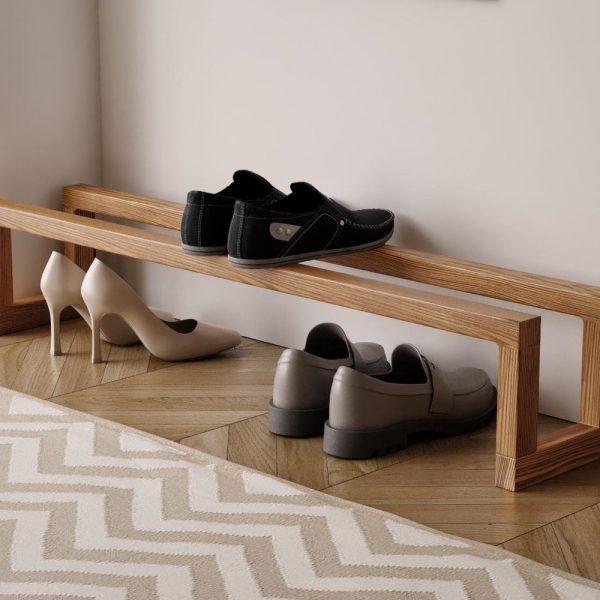 Wooden Shoe Rack Organizer – Multi-Tiered Shoe Rack for Entryway, Closet, or Hallway, Space-Saving Shoe Rack for Neat Shoe Storage