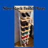 Adjustable Shoe Tower, Shoe Rack, Shoe Cabinet – DXF File