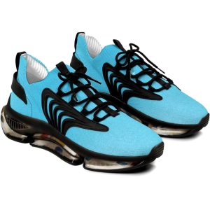 Trendy Turquois Men’s Mesh Sneakers – Lightweight Breathable Footwear, Casual Street Style, Spring Essentials, Gift for Him, Running Shoes