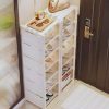 Metal shoe rack, Black Shoe rack, Compact shoe rack, Shoe storage in the hallway, Floor shoe rack, Loft style furniture, Entryway organizer