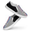 Black Magnified Damask Design Women’s Slip-On Canvas Shoes, Stylish Casual Slip-On Flats, Comfortable and Versatile Shoes for Everyday Wear