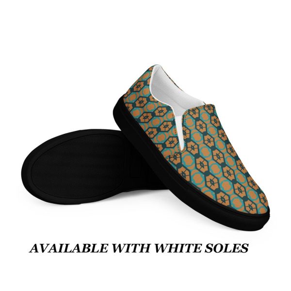 mens Slip-on Canvas sneaker Geometric Casual shoe mens Athleisure Boat shoes Men’s street style Comfortable Slip-on Canvas loafer Geometric