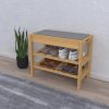 Shoe Rack-4 levels / with length options, Shoe Storage, Shoe Organizer, Shoe Cabinet, Shoe Rack Wood