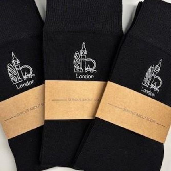 London Skyline embroidered Men’s and Women’s socks. X15 sock colour options to choose. Made to order in the UK.