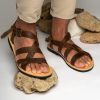 BRADOR Jack Brown Slide Sandals Men