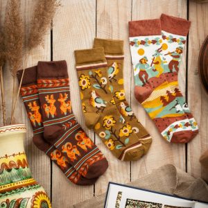 Ceramics Socks 3-Pack| Colorful socks mens womens | Gift for him & her