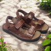 Stylish and comfortable men’s leather sandals handmade